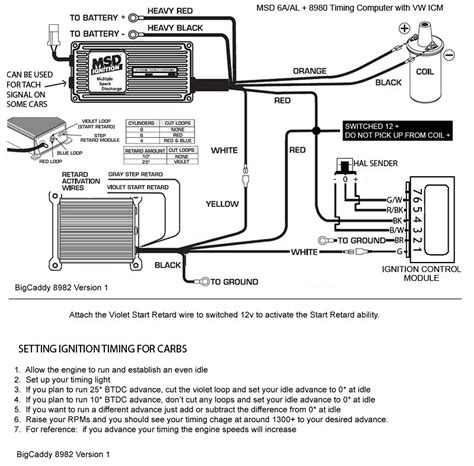 msd tach adapter wiring diagram 